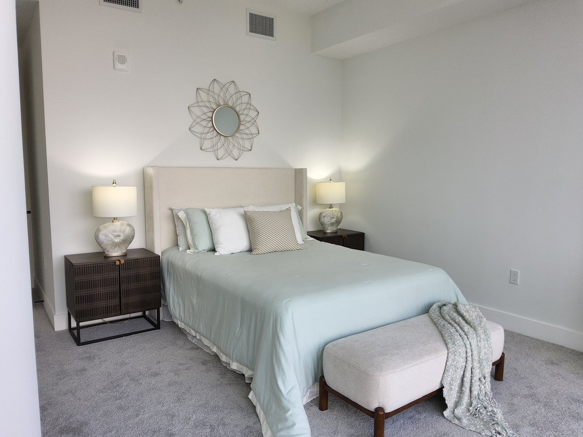 St. Pete Luxury Condo elegant bedroom